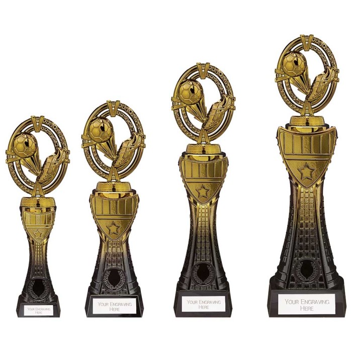 FUSION MAVERICK FOOTBALL RESIN TROPHY - 4 SIZES - 23CM - 31.5CM